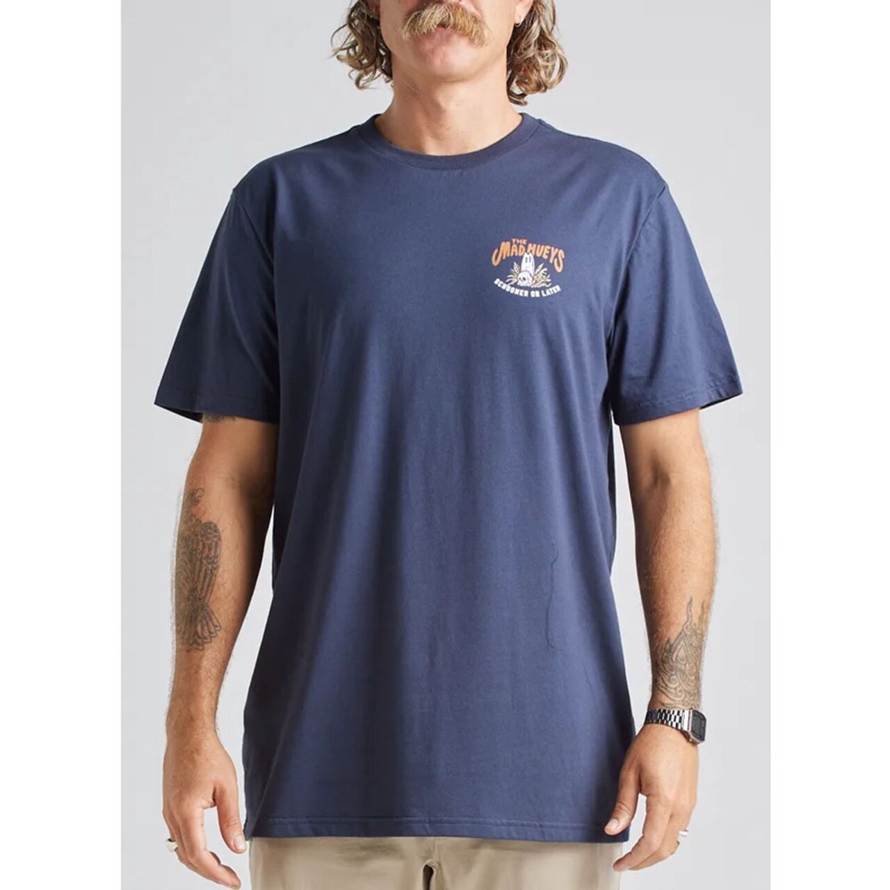 SCHOONER OR LATER | SS TEE - NAVY