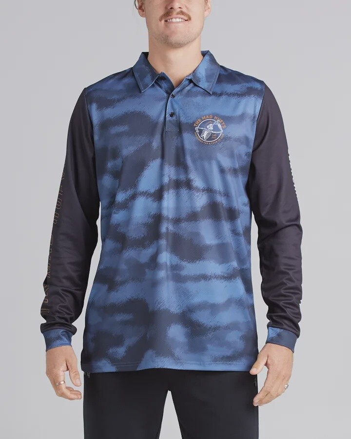 SEARCHING FOR A FK TO GIVE  FISHING JERSEY - PETROL BLUE