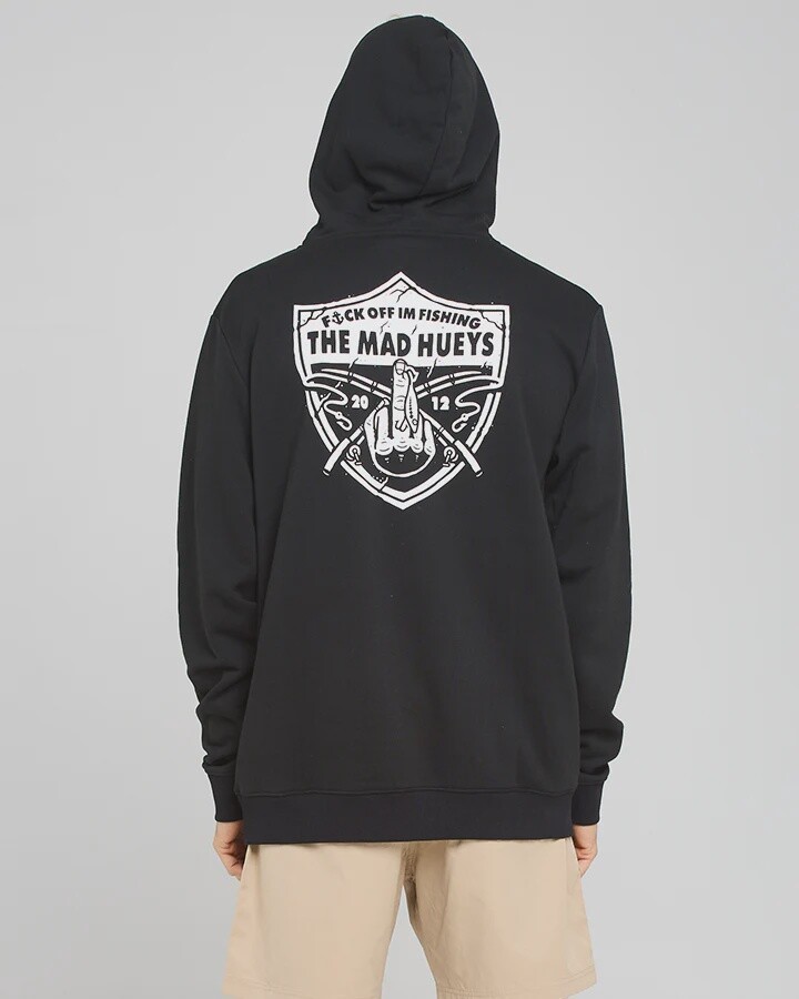 RAIDER FK OFF FISHING | PULLOVER - BLACK