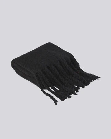 HOXTON LUXE SCARF, Colour: BLACK, Size: OSFA