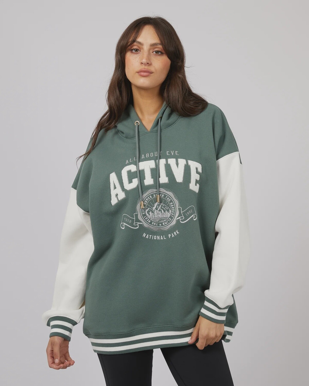 ALL ABOUT EVE ACTIVE| NATIONAL CONTRAST HOODY