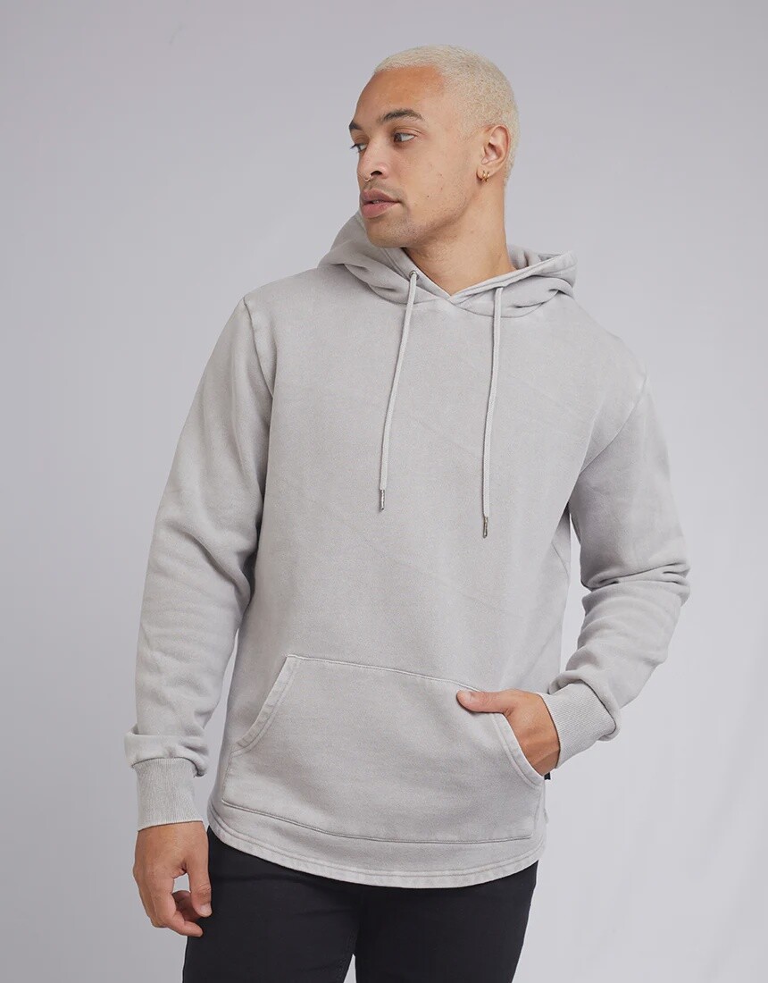 CURVED HEM HOODY