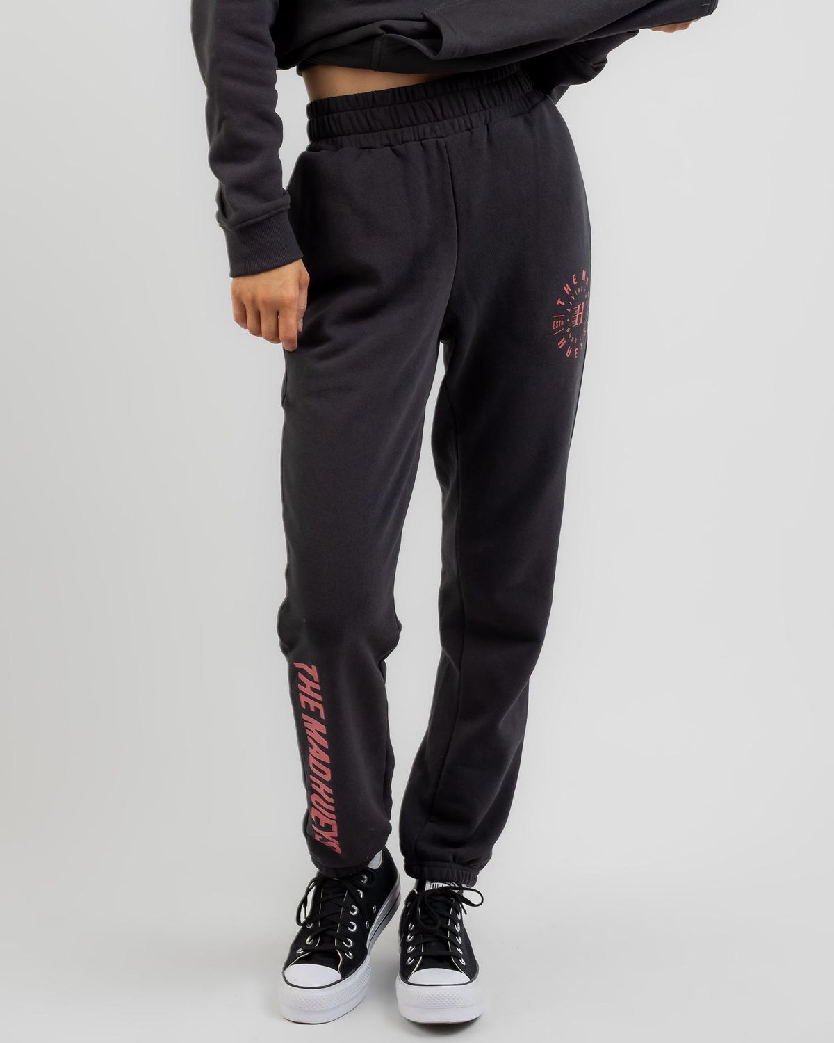 LIVING THE GOOD LIFE  WOMENS TRACKPANT - VINTAGE BLACK