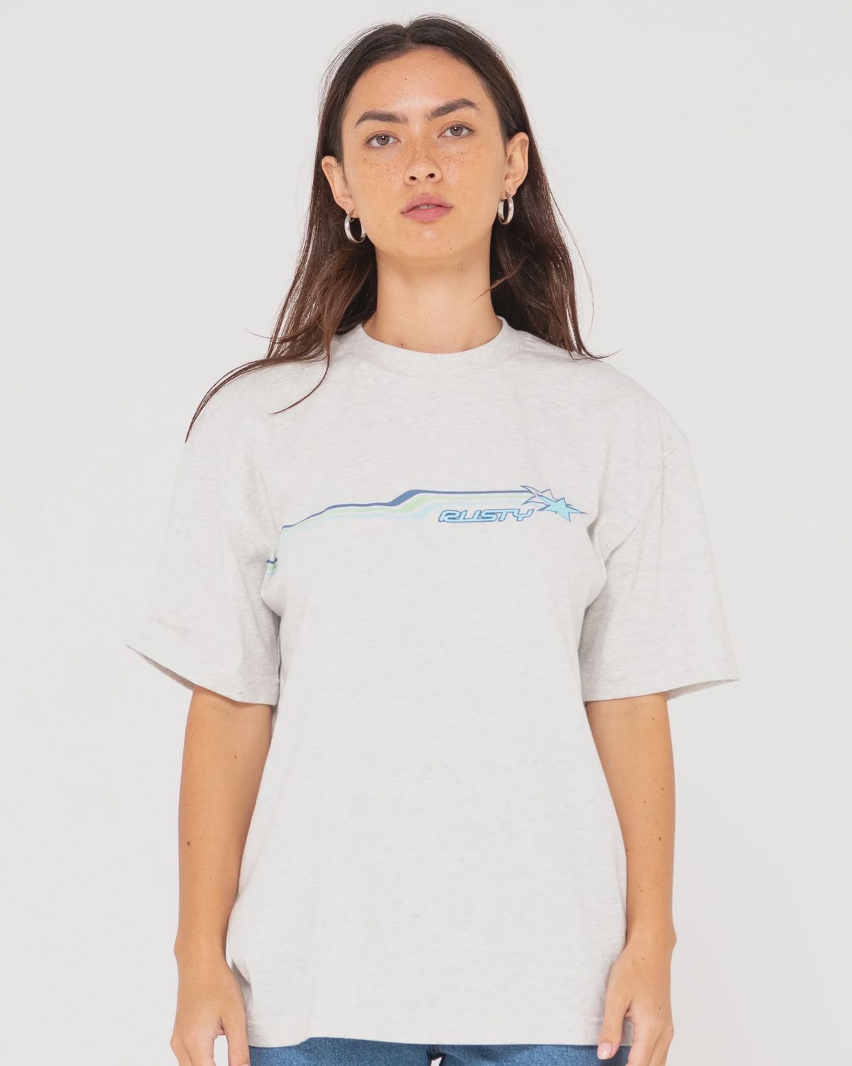 WAVE RIDER OVERSIZED SHORT SLEEVE  TEE