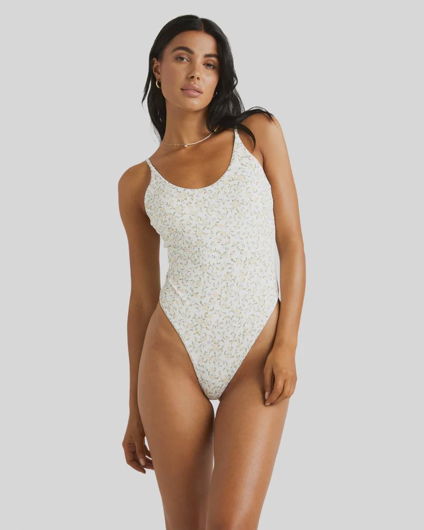 RVCA| DITSY RIB ONE PIECE