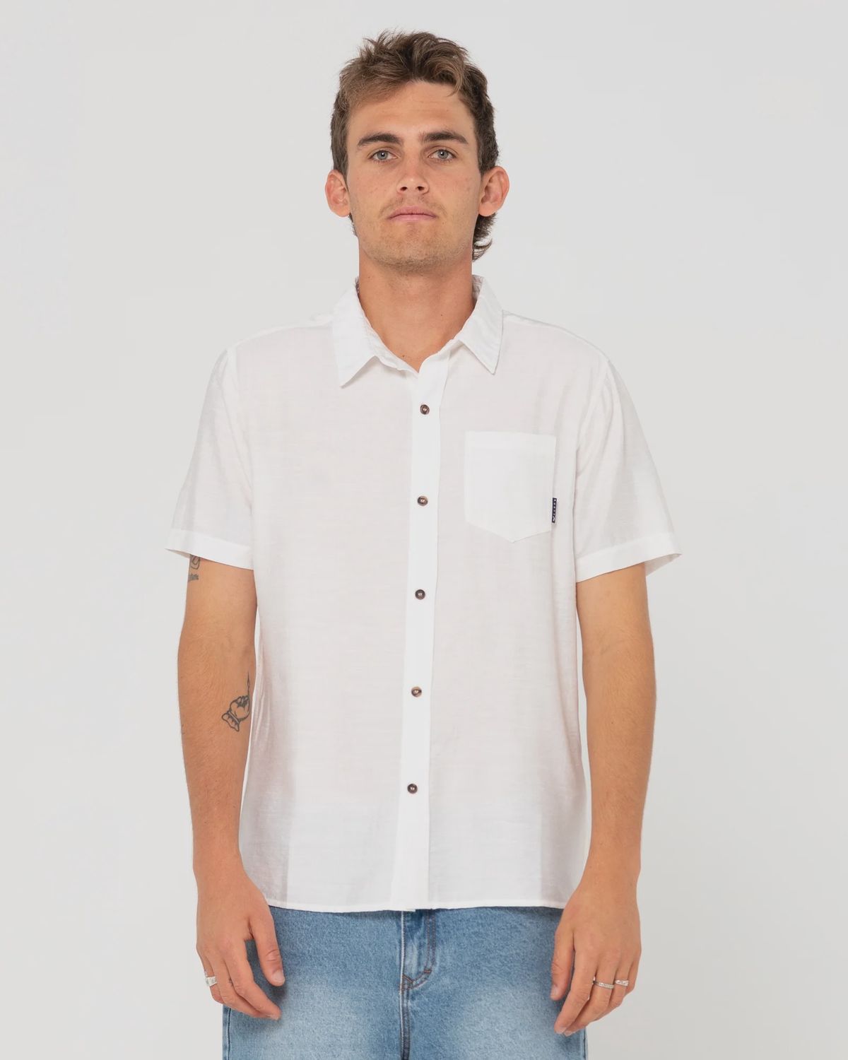 RUSTY| RAZOR BLADE 2.0 SHORT SLEEVE SHIRT
