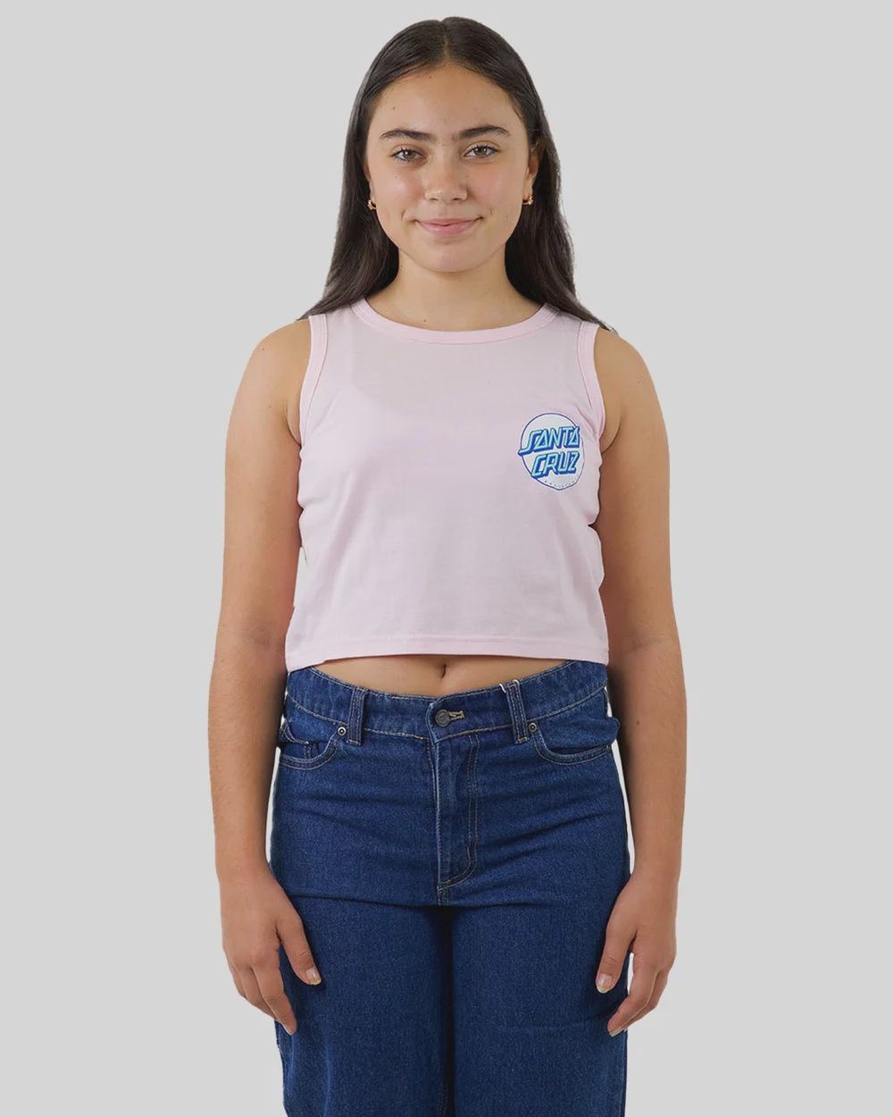 SANTA CRUZ| OTHER DOT CHEST CROP TANK - GIRLS