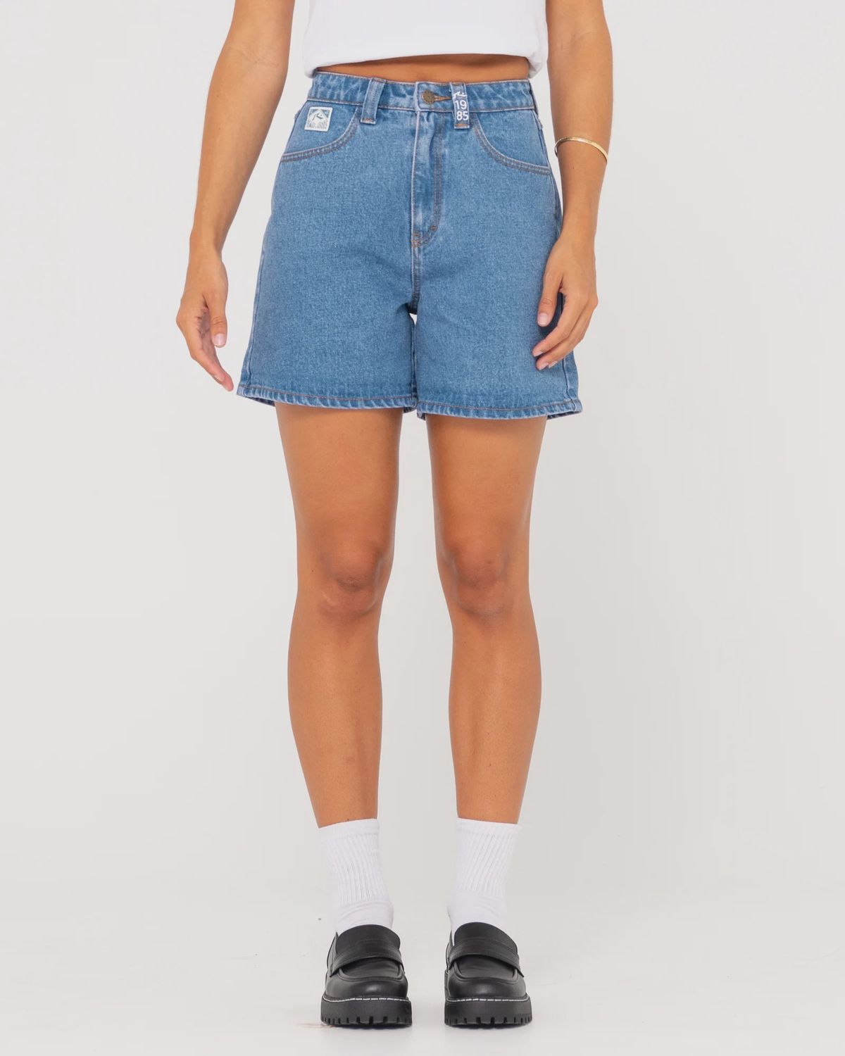 RUSTY| CYPRUS HIGH DENIM SHORT