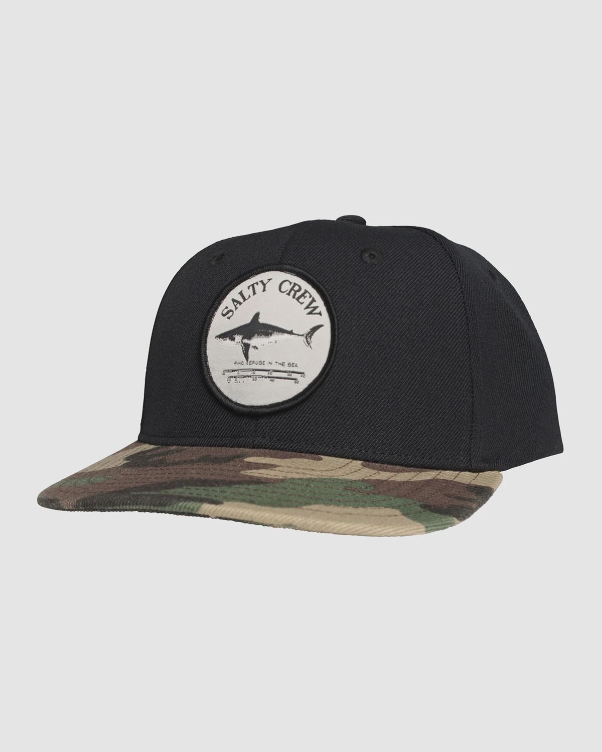 SALTY CREW| BRUCE 6 PANEL, Colour: BLACK/CAMO, Size: 1SZ