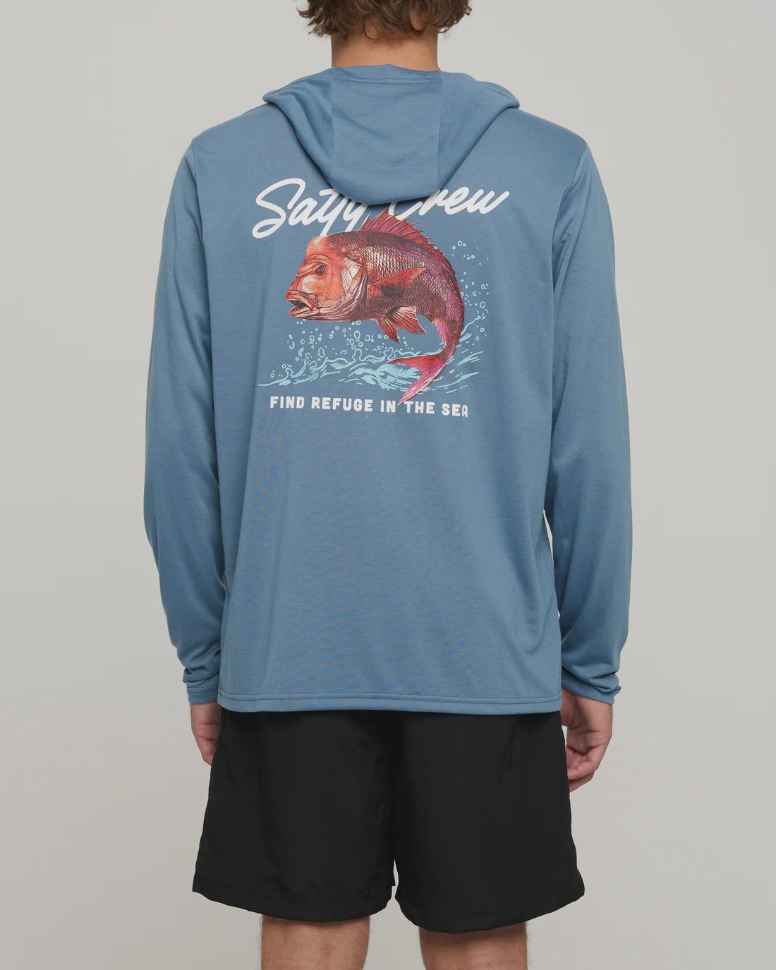 SALTY CREW| SNAPPER HOOD SUNSHIRT