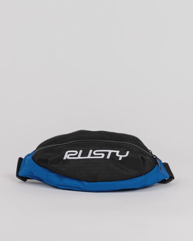 RUSTY| BLUR CROSSBODY BAG - BLACK / ROYAL BLUE