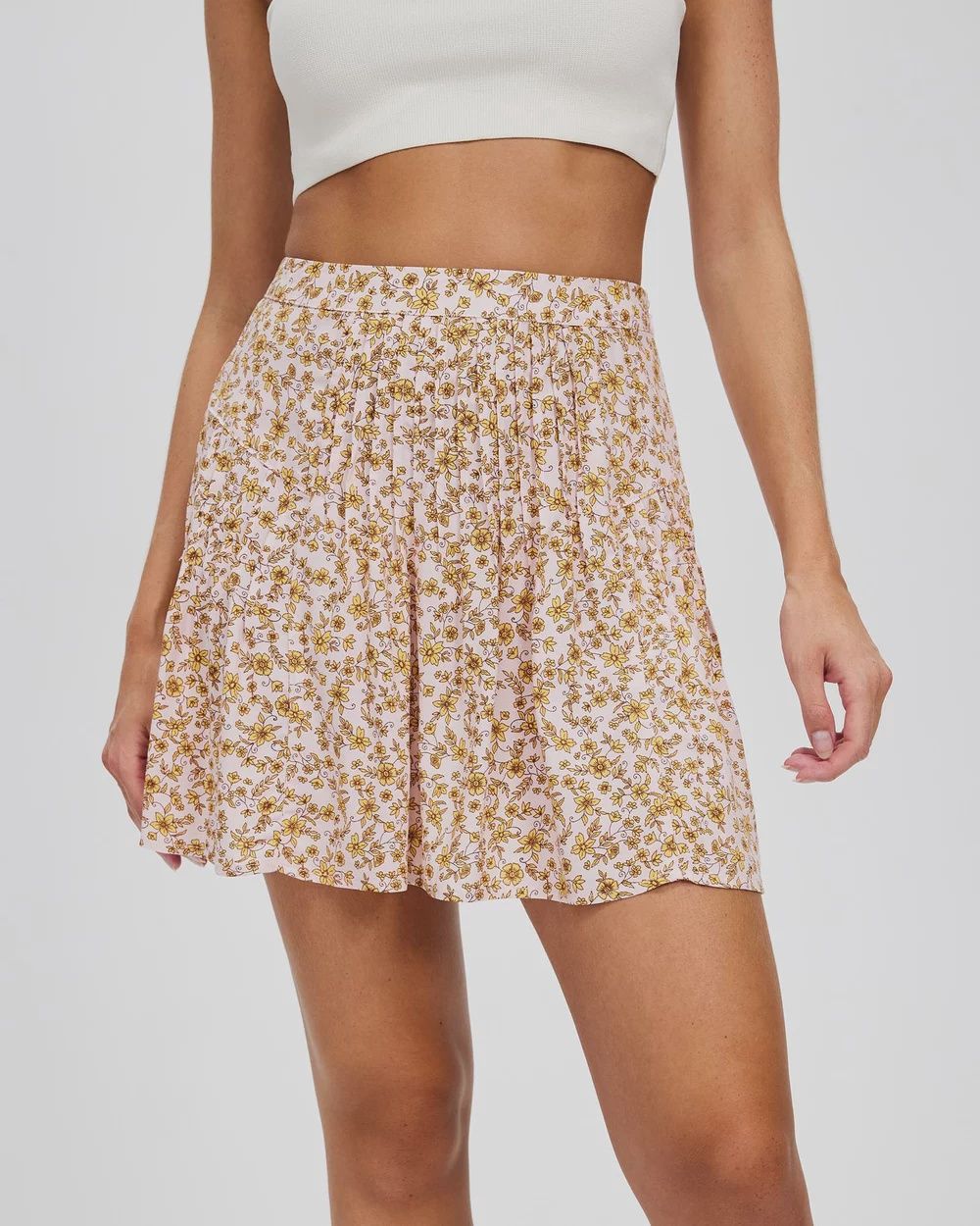 ALL ABOUT EVE| CAMILLA FLORAL MINI SKIRT