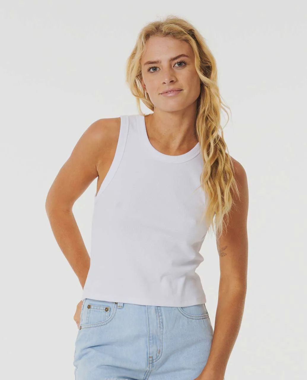 RIPCURL| CLASSIC RIBBED TANK