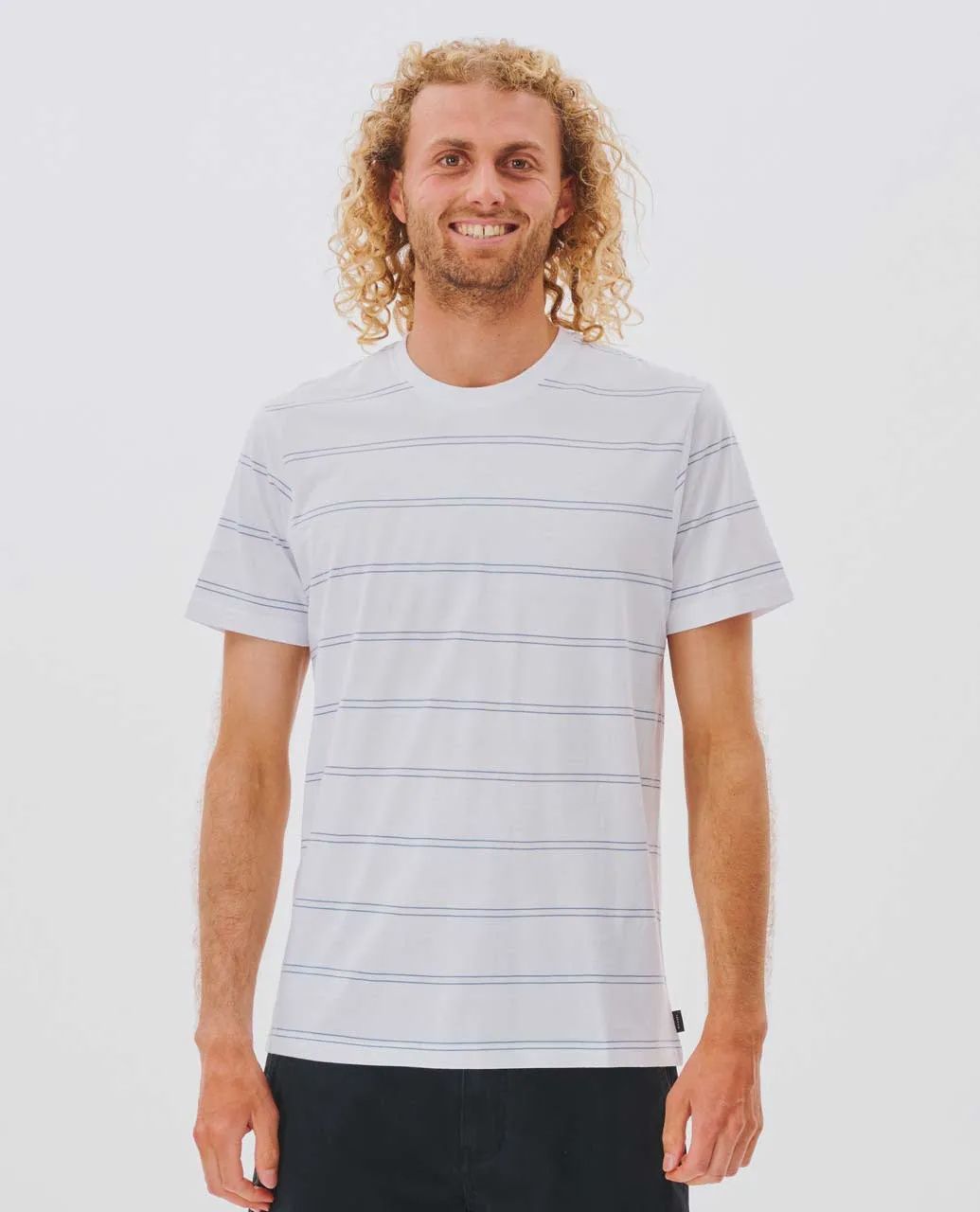 RIPCURL| PLAIN STRIPE TEE