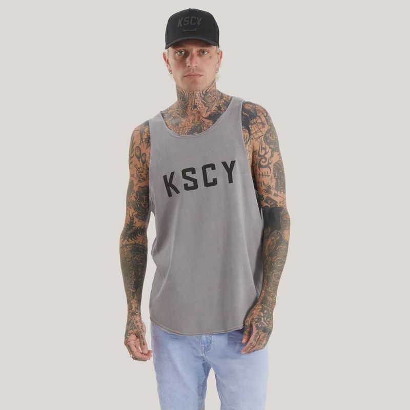 KISS CHACEY| CROSS RAW V - NECK TANK