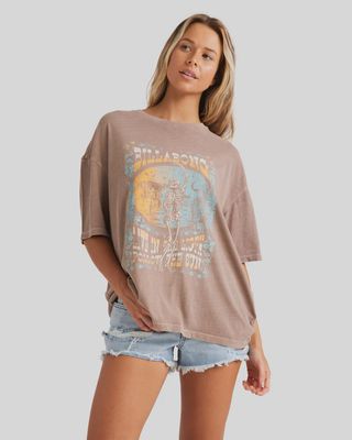 BILLABONG|WOMANS WALK WITH ME TEE