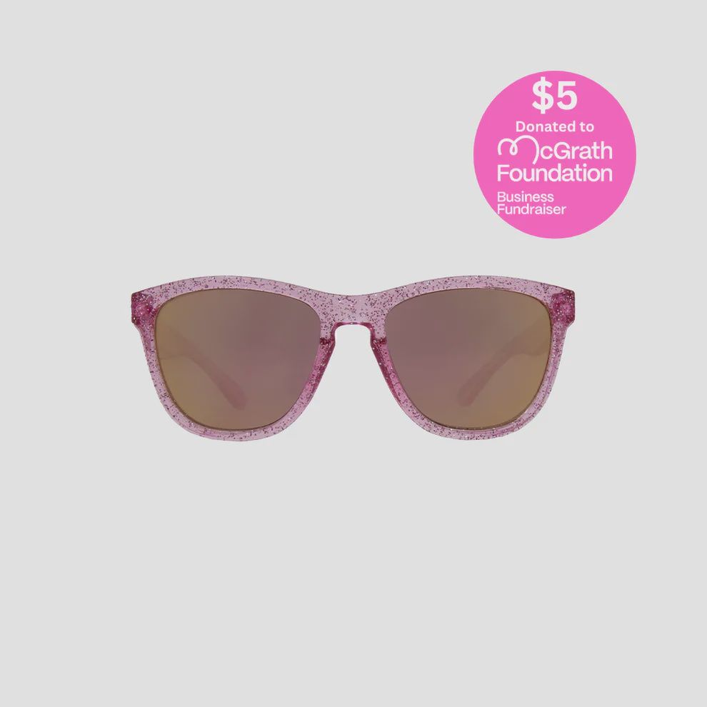 CARVE| CALI - CRYSTAL PINK GLITTER - GREY WITH PINK IRIDIUM
