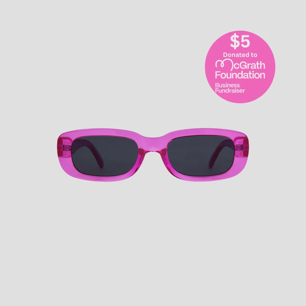 CARVE| LIZZY - CRYSTAL HOT PINK - GREY LENS