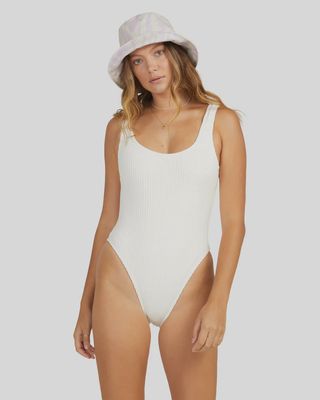 BILLABONG| TERRY RIB SQUARE TANKER 1 PIECE