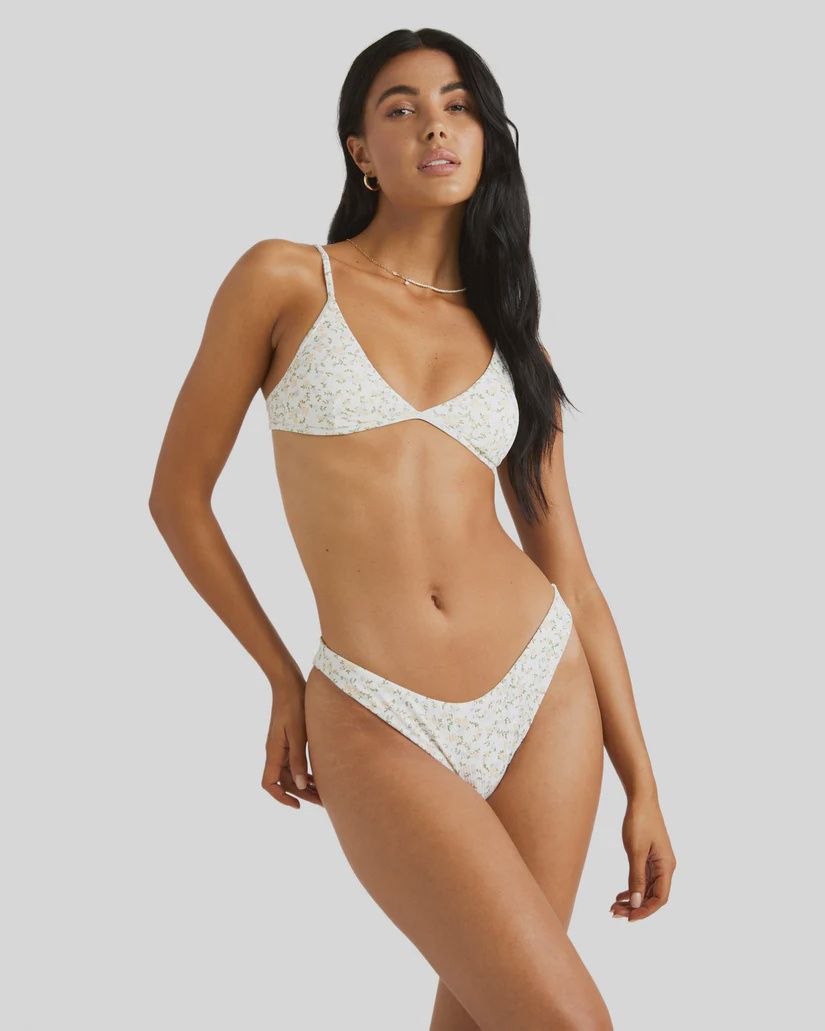 RVCA| DITSY RIB MEDIUM FRENCH BIKINI BOTTOM