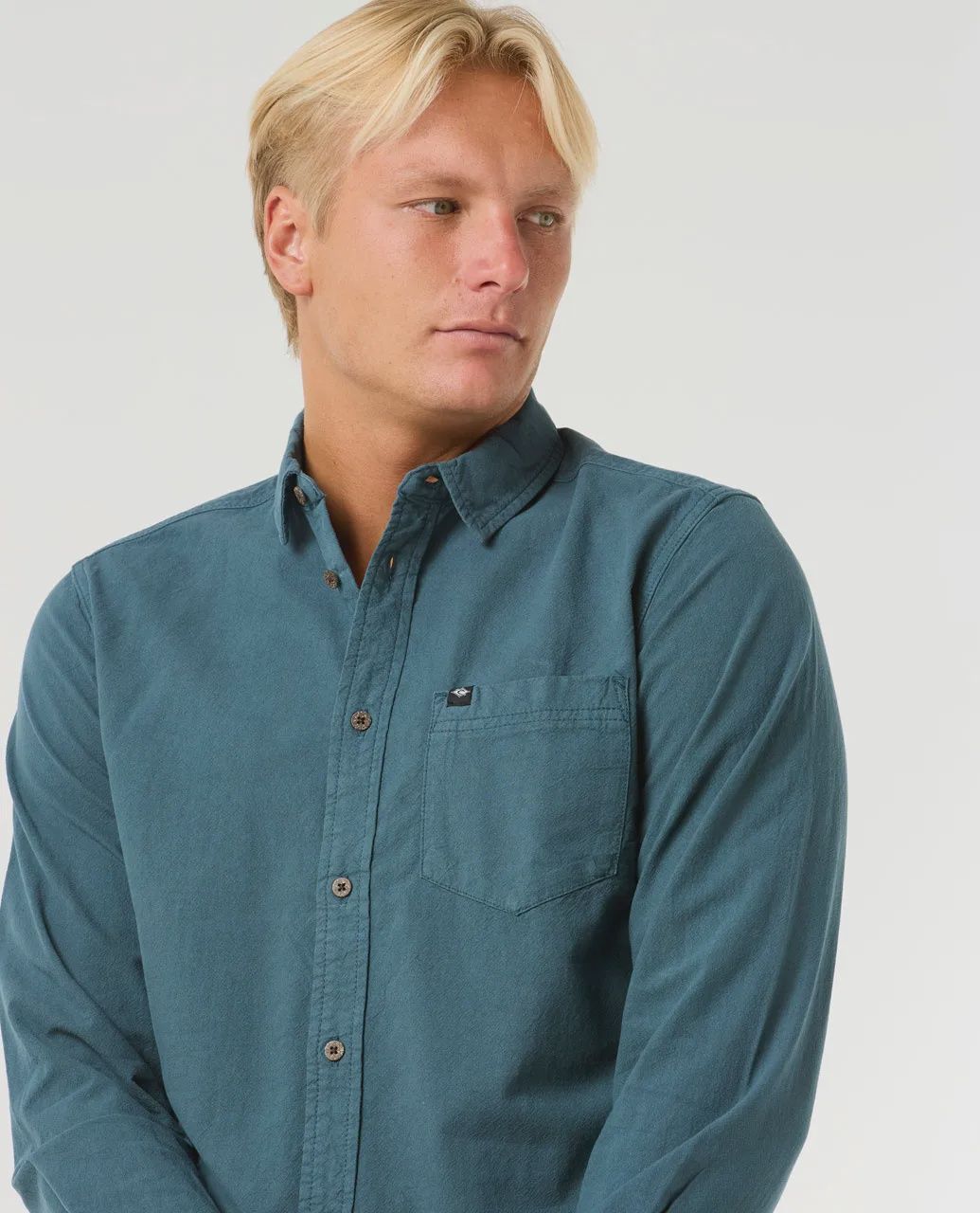 RIPCURL| CLASSIC SURF WASHED L/S SHIRT