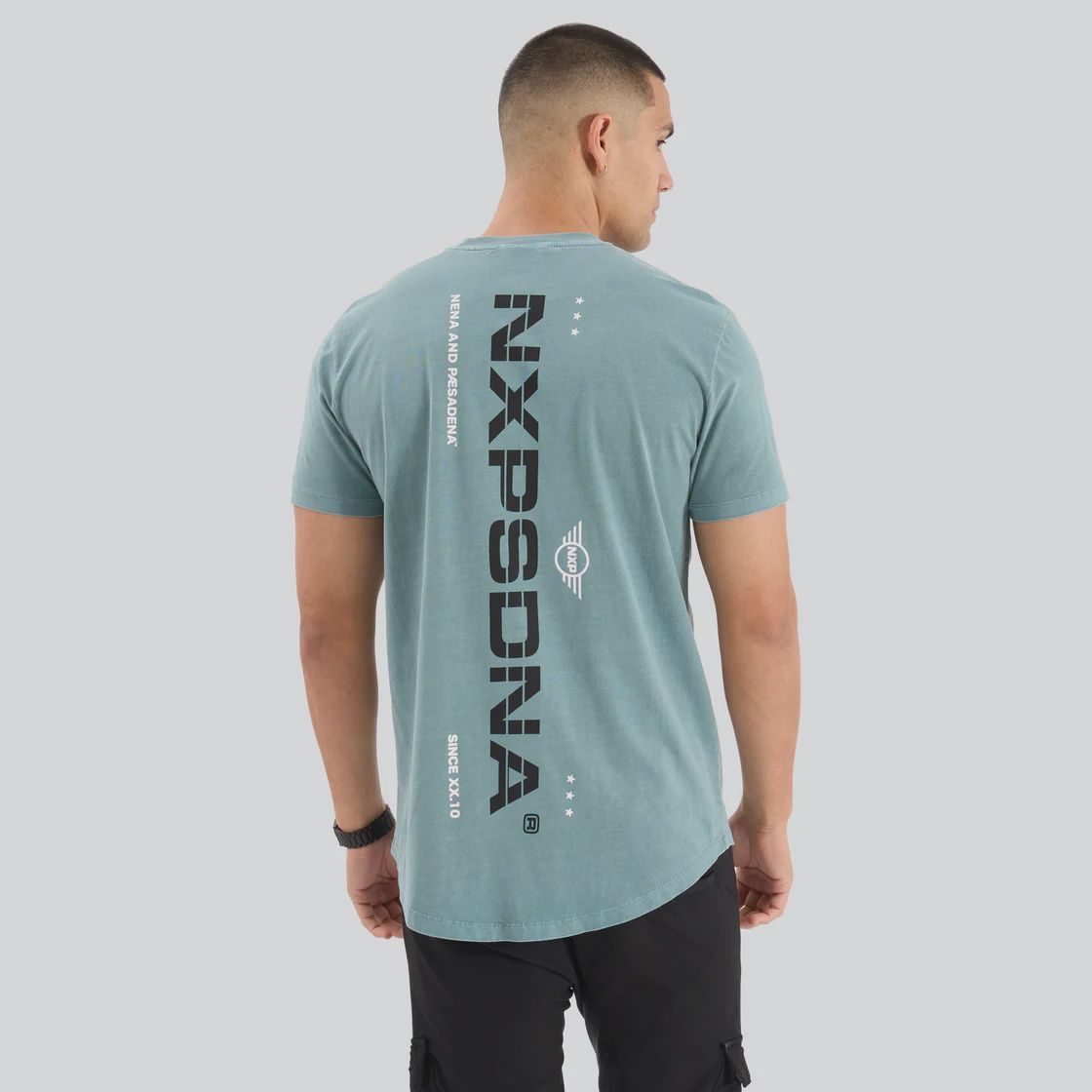 NXP | STEED DUAL CURVED TEE, Colour: PIGMENT TROOPER, Size: S