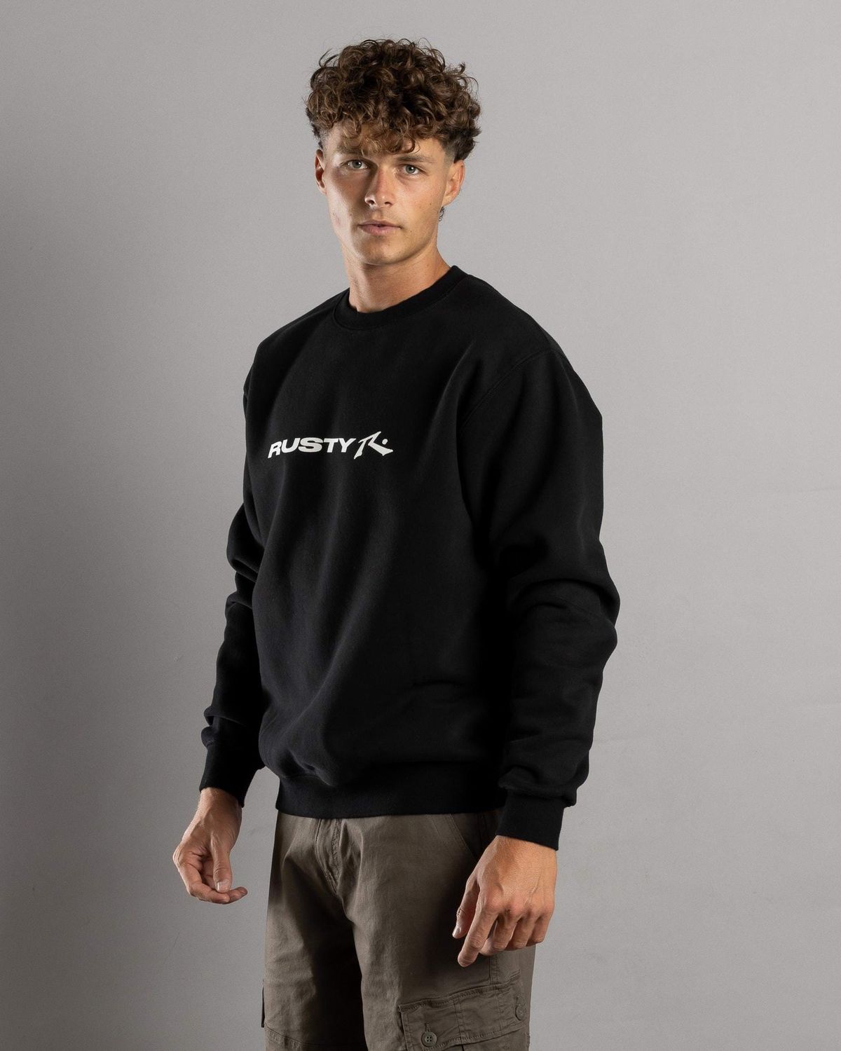 RUSTY| VITAL 2.0 RUSTY CREW NECK FLEECE