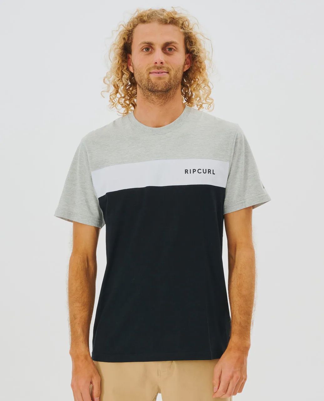 RIPCURL | UNDERTOW PANEL TEE, Colour: BLACK, Size: S