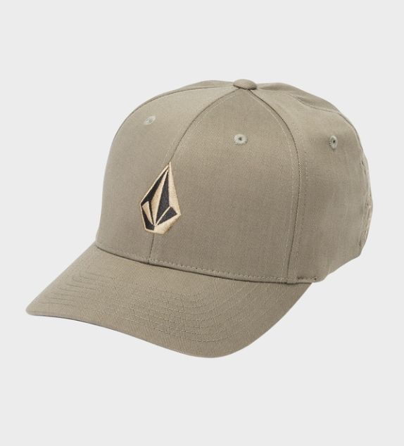 VOLCOM | FULL STONE FLEXFIT HAT, Colour: SAGE LEAF, Size: S/M