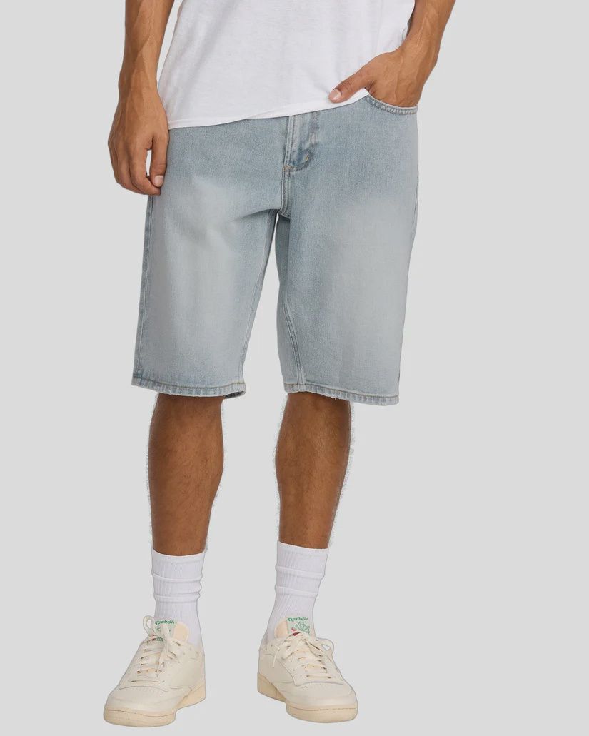 RVCA | DAYSHIFT DENIM SHORT, Colour: VINTAGE BLUE, Size: 28