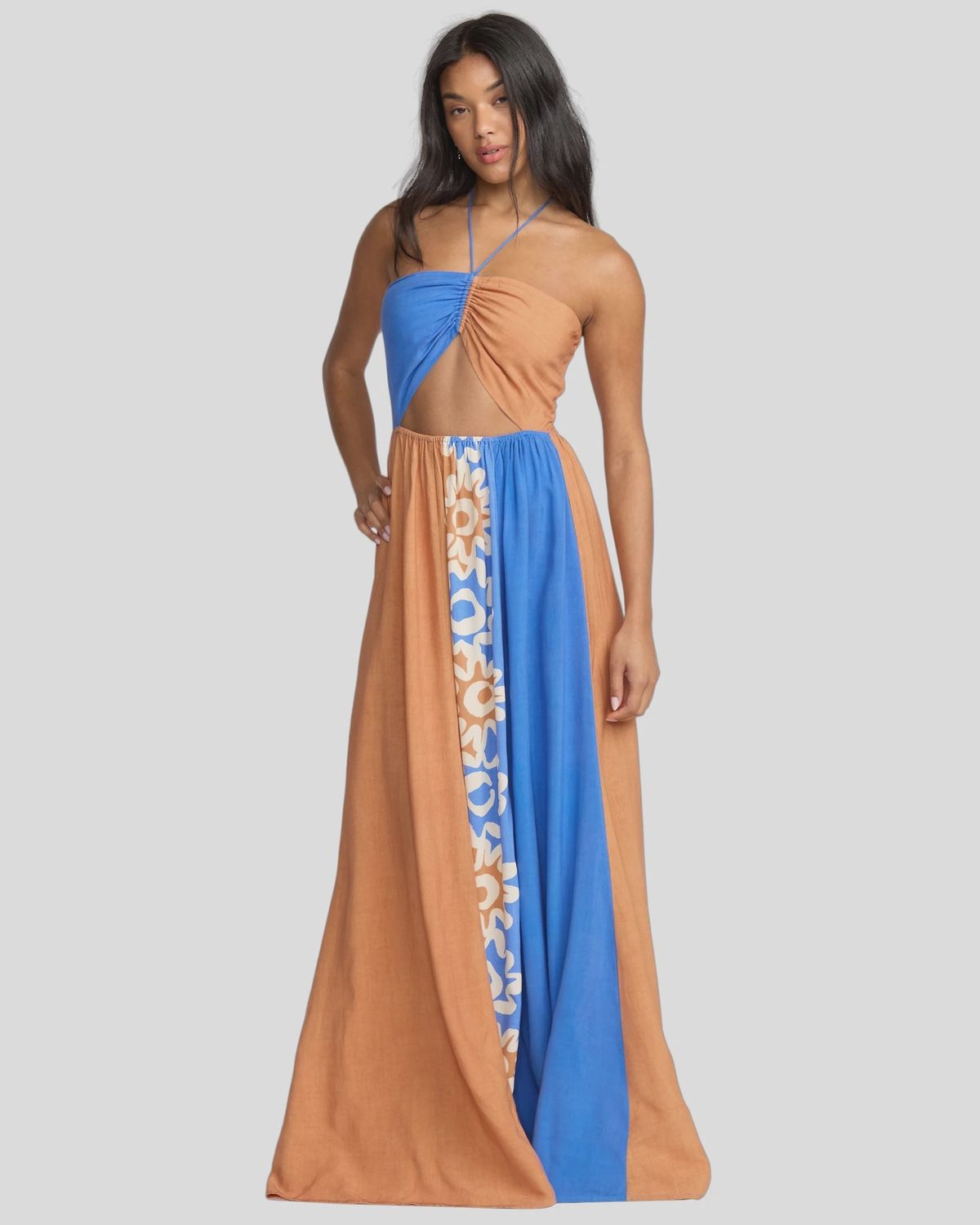 BILLABONG | TRIPPIN DIPPIN MAXI DRESS, Colour: SUNBURNT, Size: 6