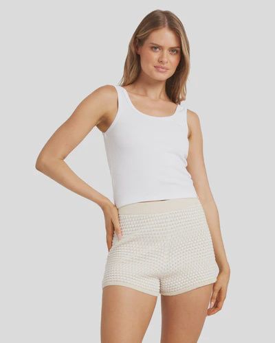 BILLABONG | WOMANS SUN BUBBLE STRIPE SHORT, Colour: WHITECAP, Size: 8