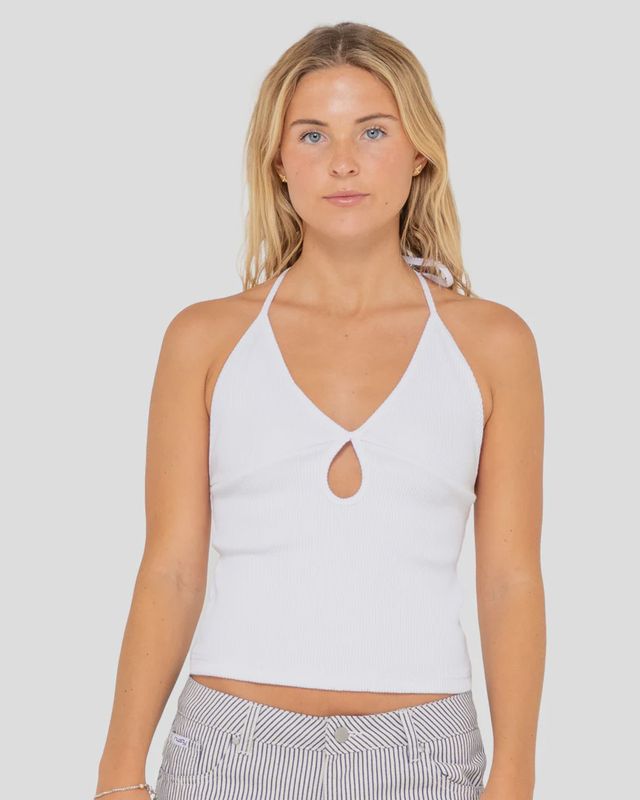 RUSTY | EMMA CUT OUT SKIMMER TANK TOP