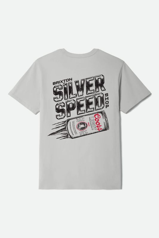 BRIXTON | COORS LIGHT SILVER SPEED SHORT SLEEVE TEE