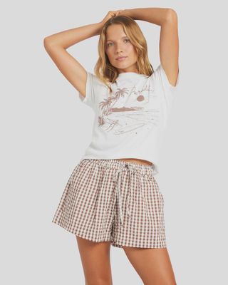 ROXY | DELILAH CHECK LADIES SHORT