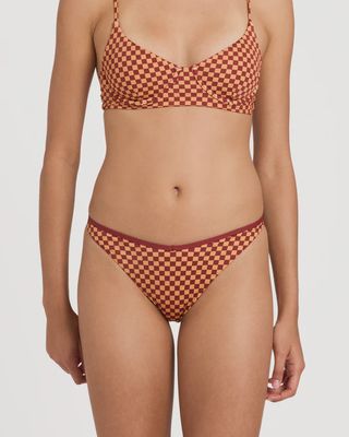 RVCA | REVERBERATION BINDED SKIMPY  BIKINI BOTTOM