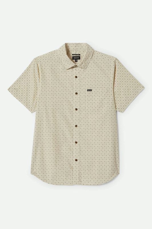 BRIXTON | MENS CHARTER PRINT SHORT SLEEVE SHIRT