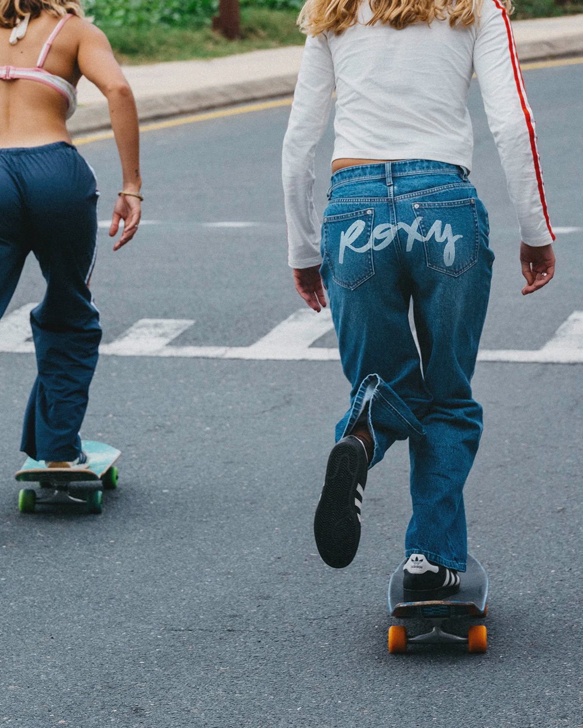 ROXY | WOMANS BACKSLIDER DENIM PANT, Colour: BLUE, Size: 24