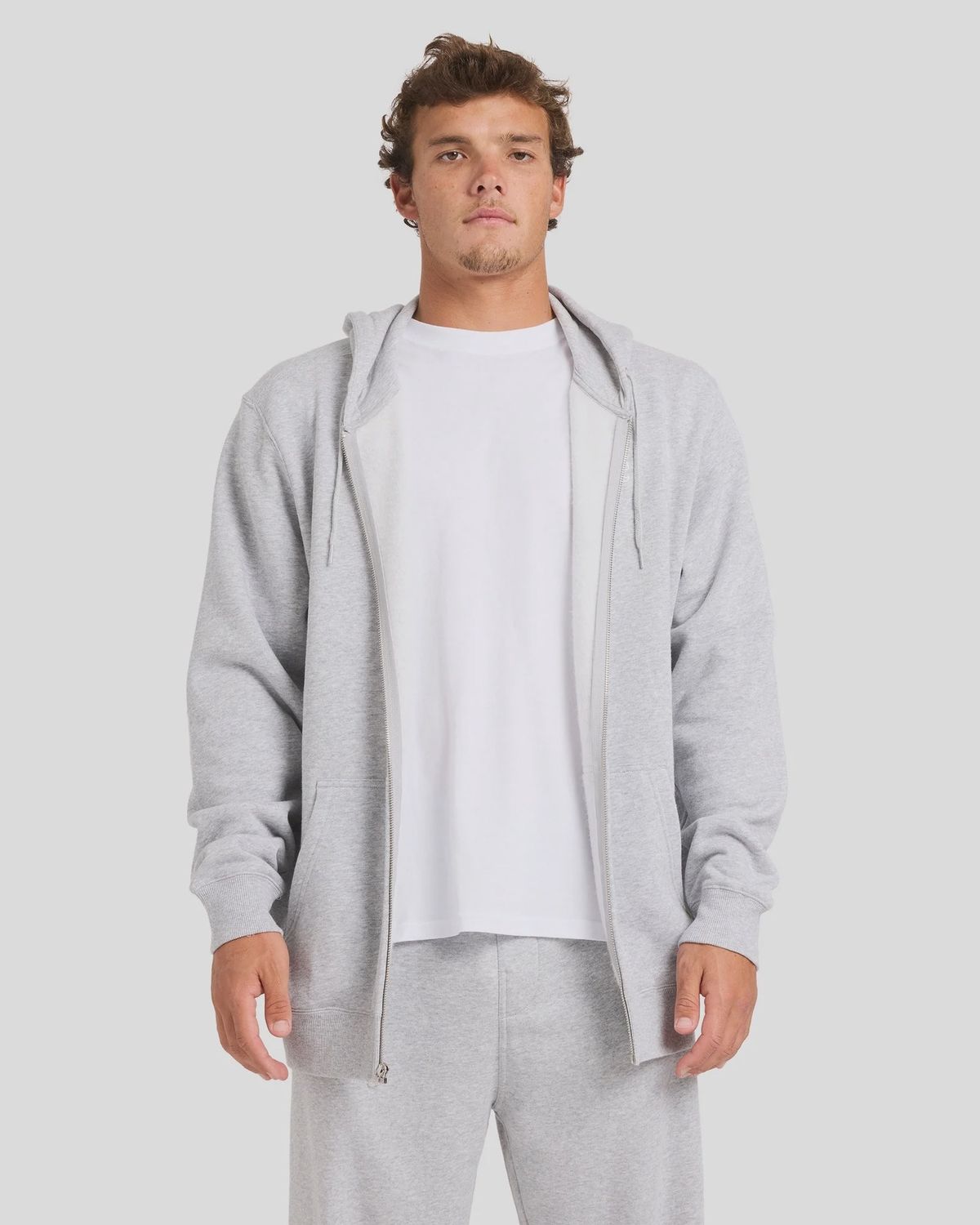 BILLABONG | MENS PREMIUM WAVE WASH ZIP THRU HOOD, Colour: GREY HEATHER, Size: S