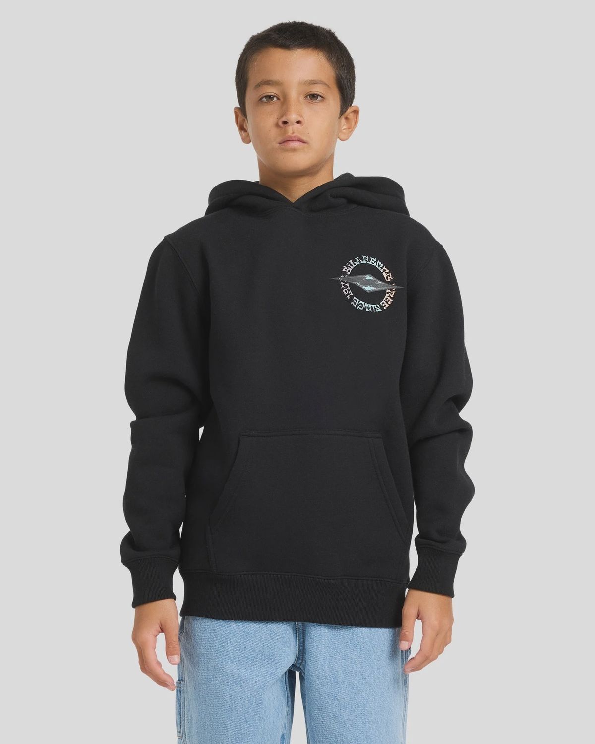 BILLABONG | BOYS HOLLOW DIAMOND POP HOODIE, Colour: BLACK, Size: XS/8