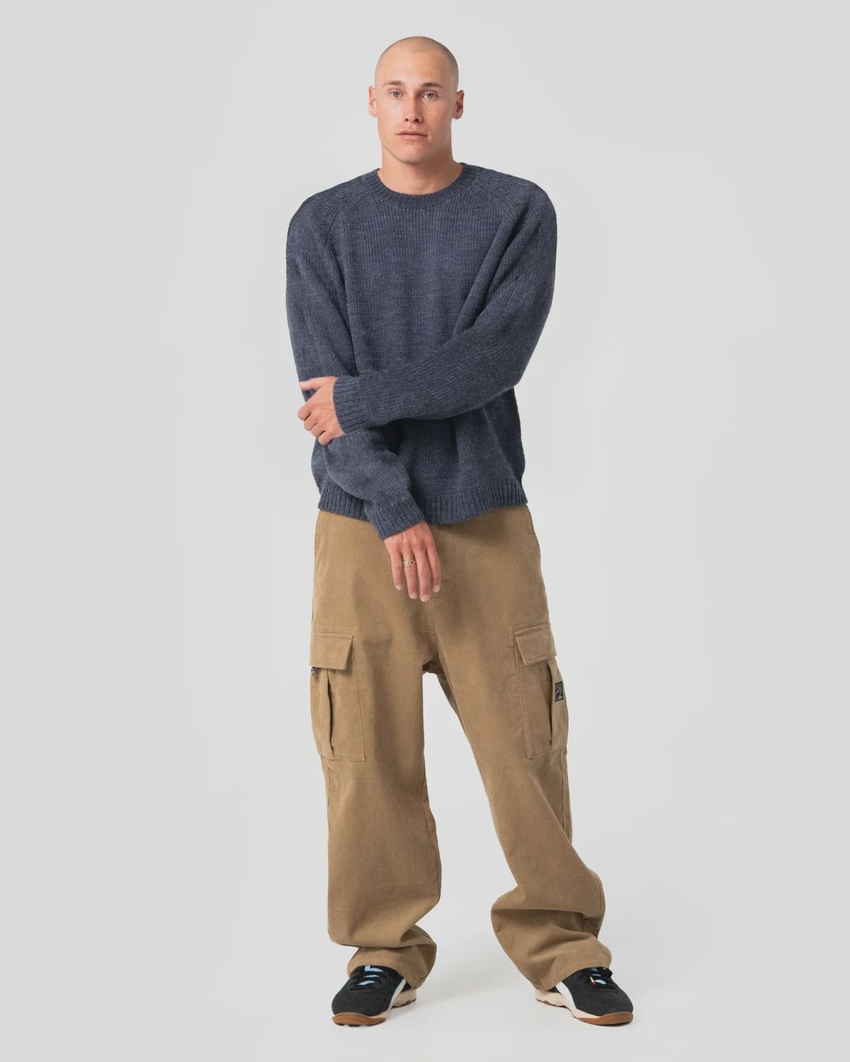 RUSTY | SEA CAPTAIN BOXY KNITTED CREW