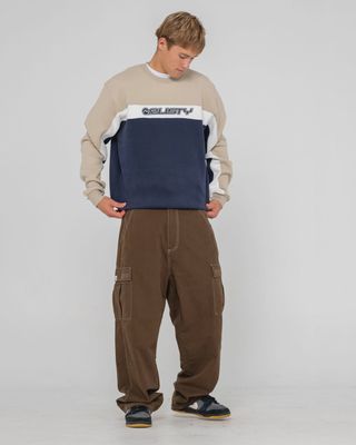RUSTY | MENS POD RACER CREW FLEECE