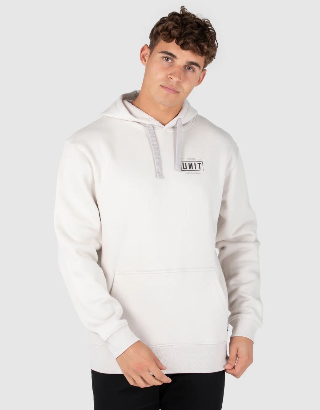 UNIT | INDEX MEN’S HOODIE, Colour: OFF WHITE, Size: S