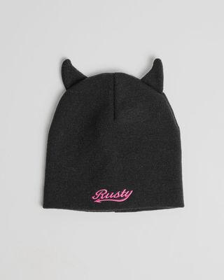 RUSTY | LADIES HORNY DEVIL BEANIE