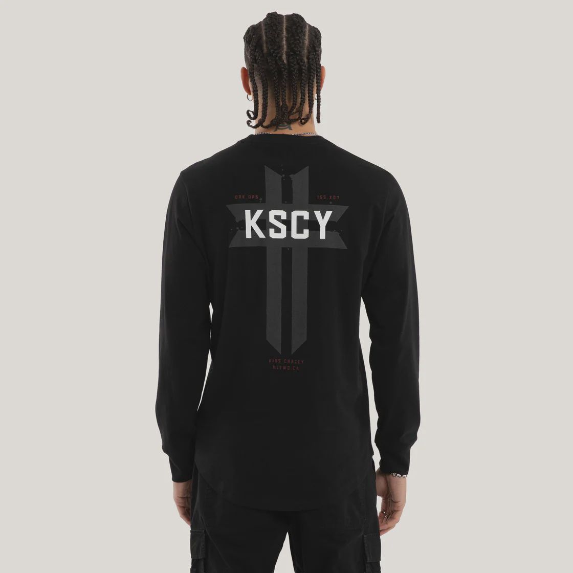 KISS CHACEY | MORTAL CAPE BACK LS TEE