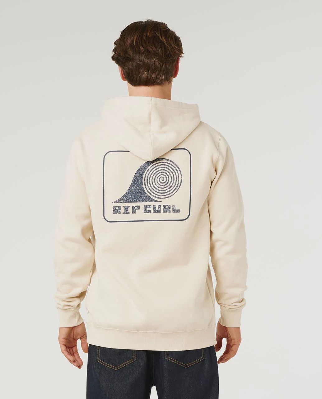 RIPCURL | MENS ARTIST OF THE SEARCH HOOD, Colour: VINTAGE WHITE, Size: M