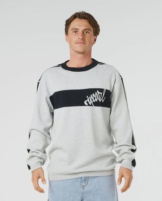 RIPCURL | MENS PANEL BEATER KNIT CREW