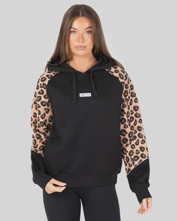 UNIT | LADIES FLEECE - HOODIE - HUNTER, Colour: BLACK, Size: XS