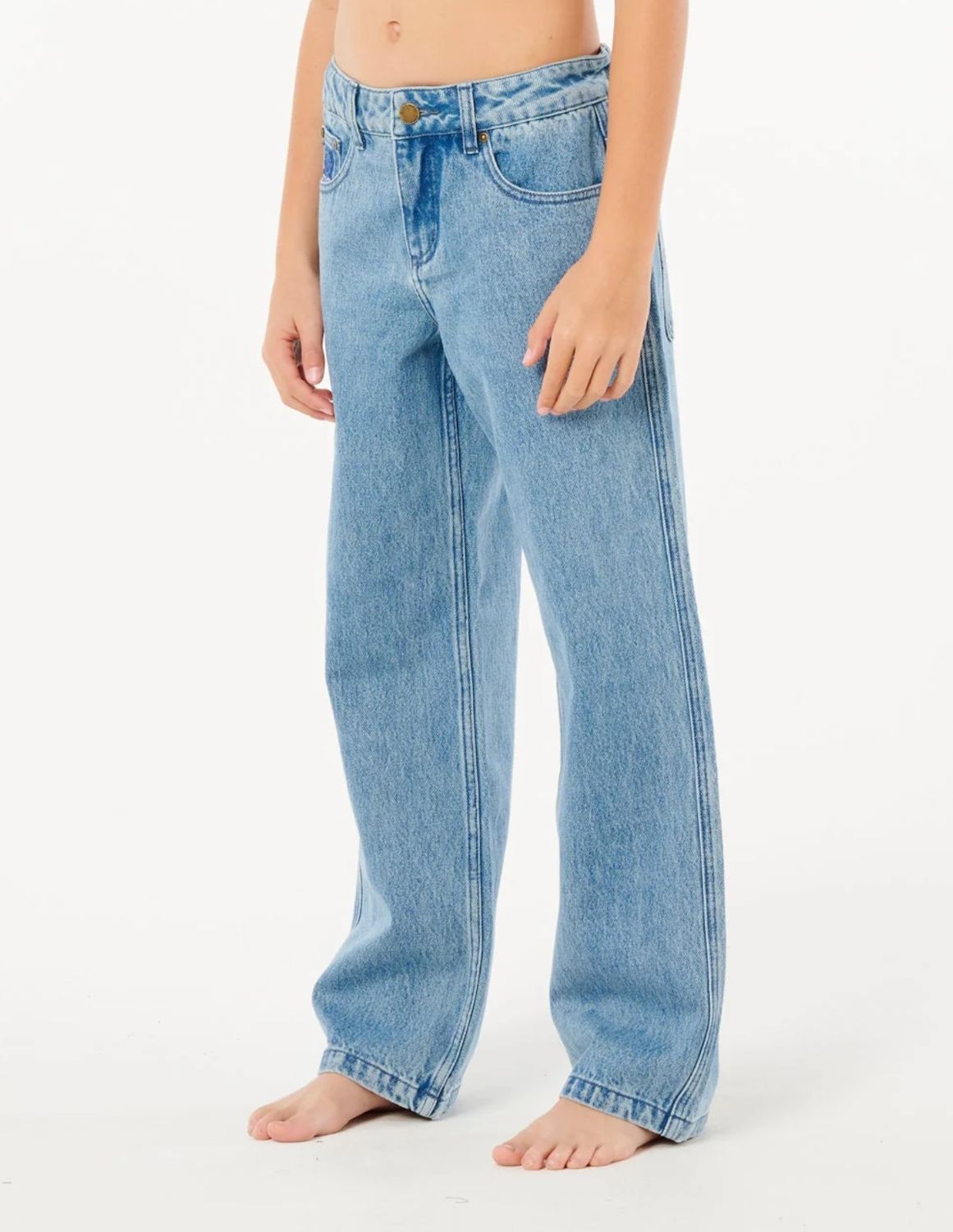RIPCURL | HYPED DENIM PANT - BOY, Colour: WASHED BLUE, Size: 8