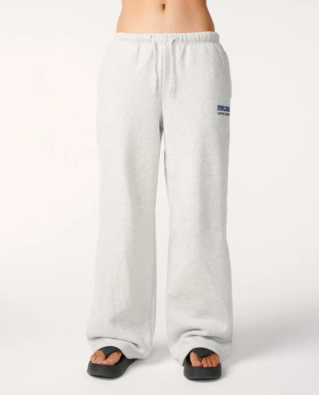 RIPCURL | WOMANS SURF PUFF WIDE LEG TRACKPANT, Colour: GREY MARLE/NAVY, Size: S